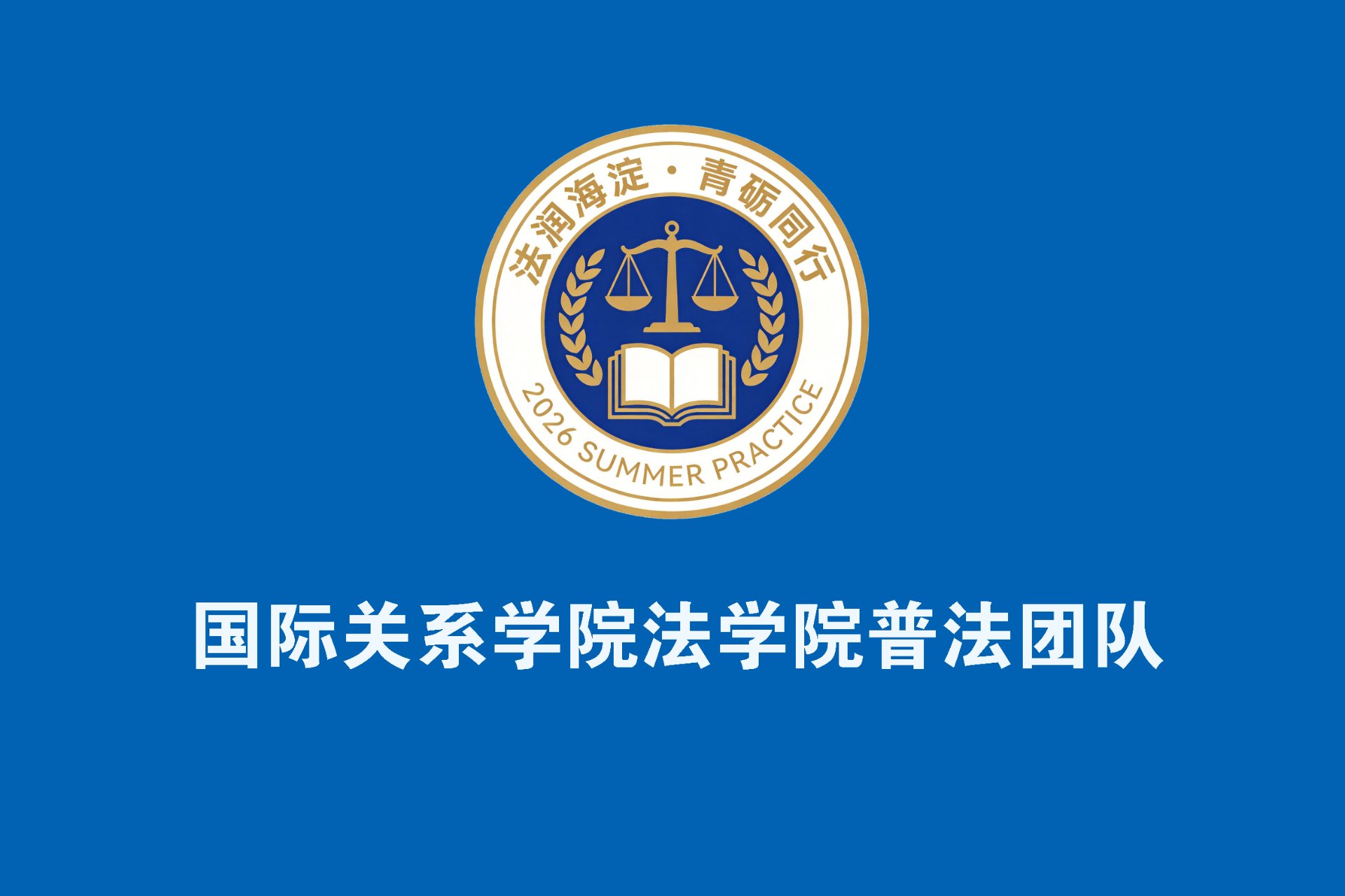法润海淀普法团队队旗